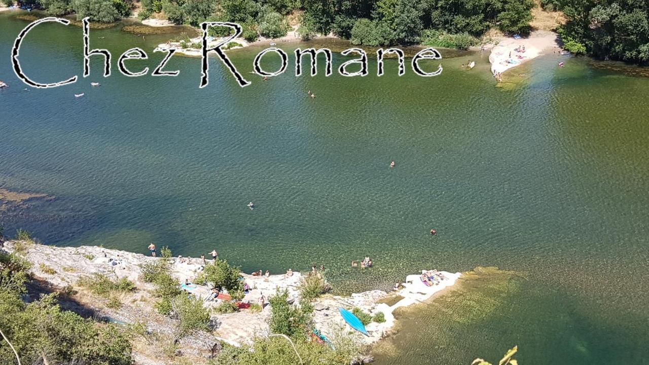 Bienvenue Chez Romane Aigueze Exteriör bild