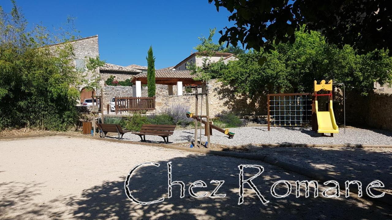 Bienvenue Chez Romane Aigueze Exteriör bild