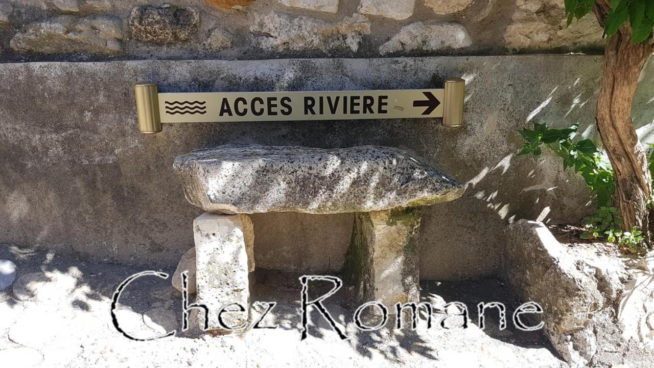 Bienvenue Chez Romane Aigueze Exteriör bild