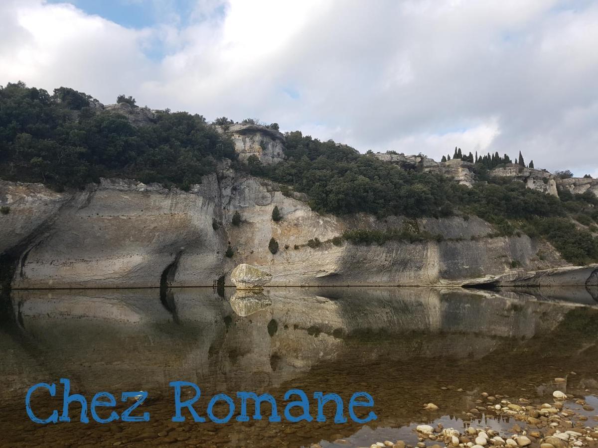 Bienvenue Chez Romane Aigueze Exteriör bild