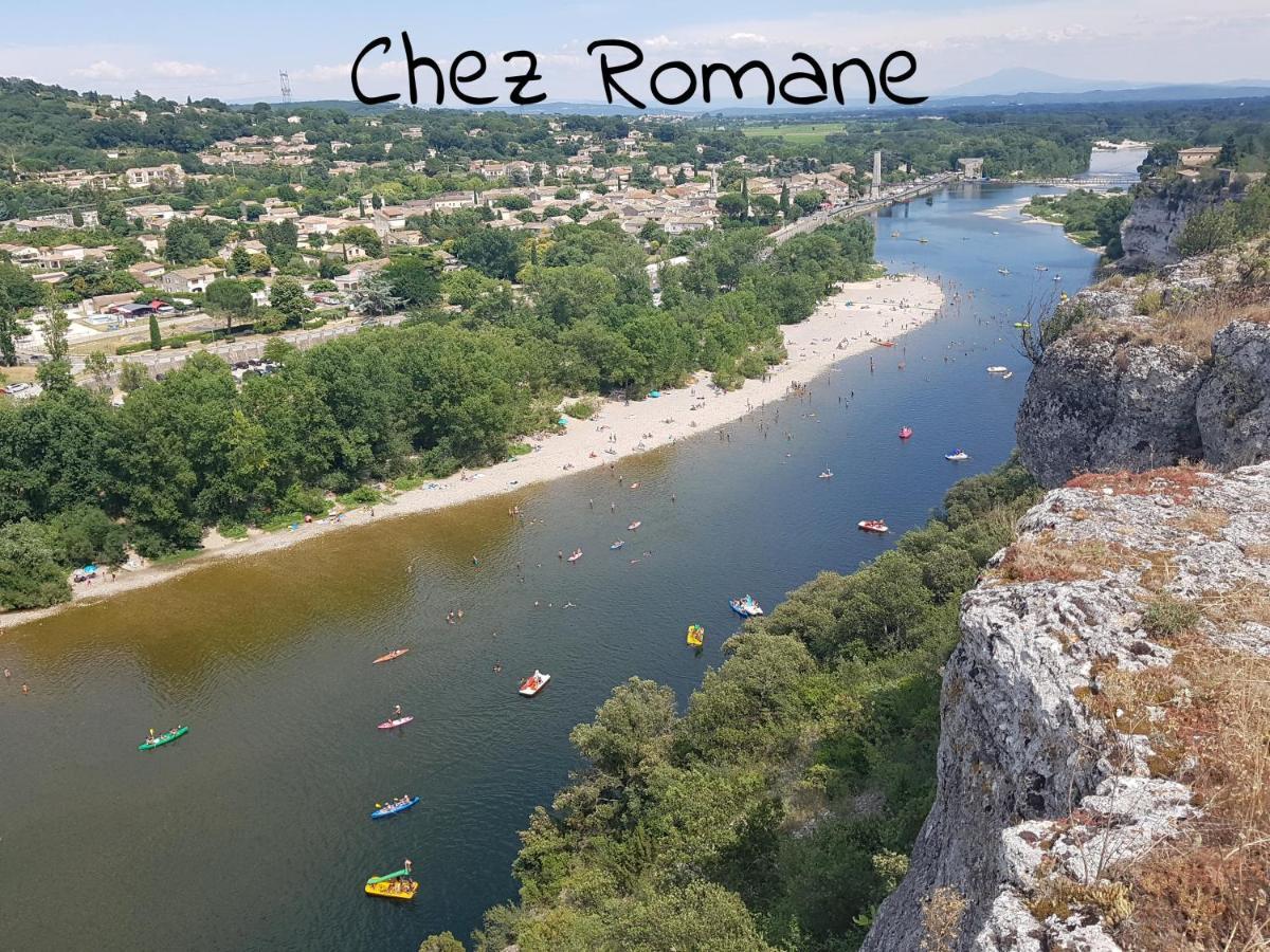 Bienvenue Chez Romane Aigueze Exteriör bild